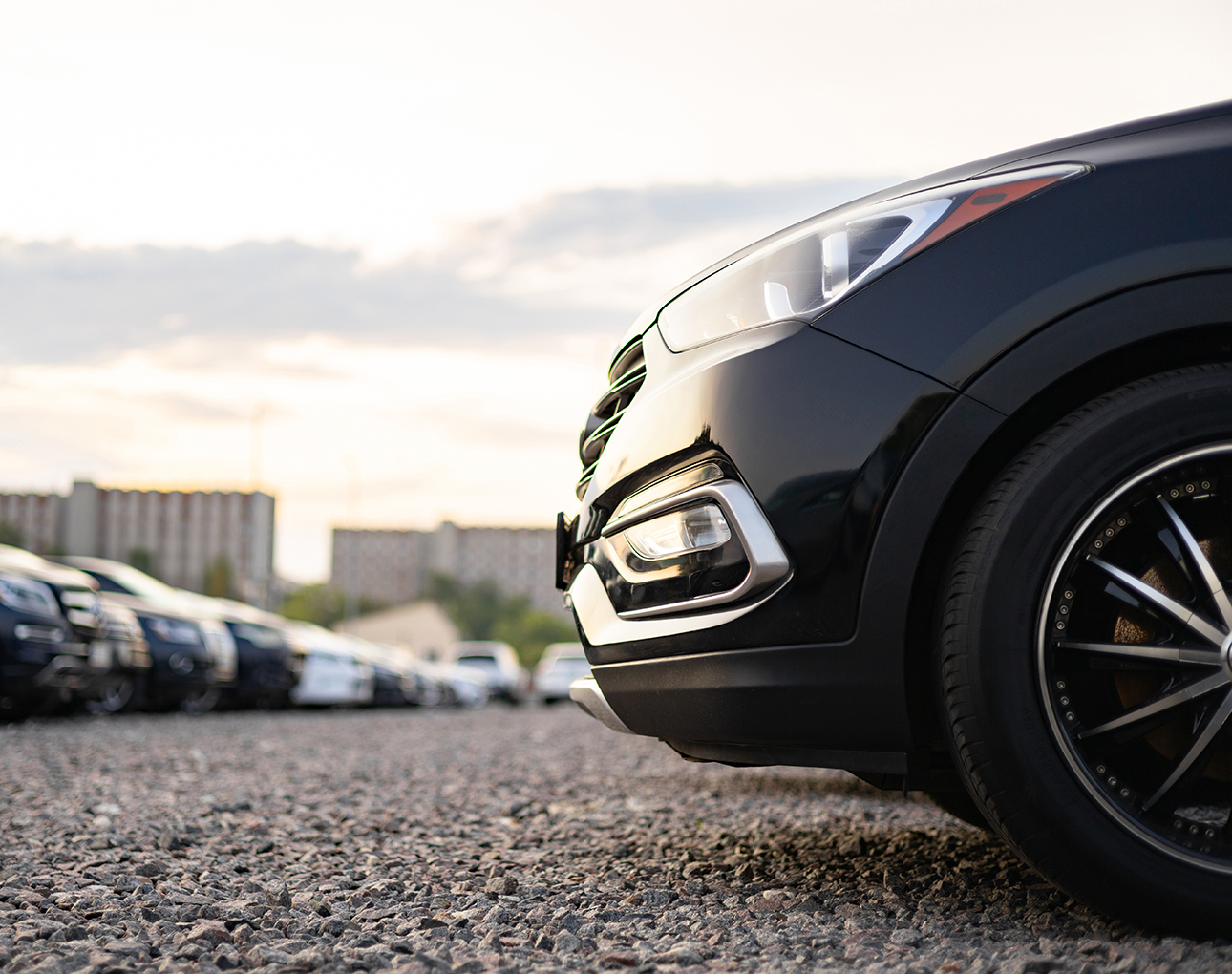 commercial vehicles on lot