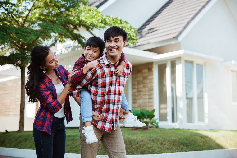 new house young family