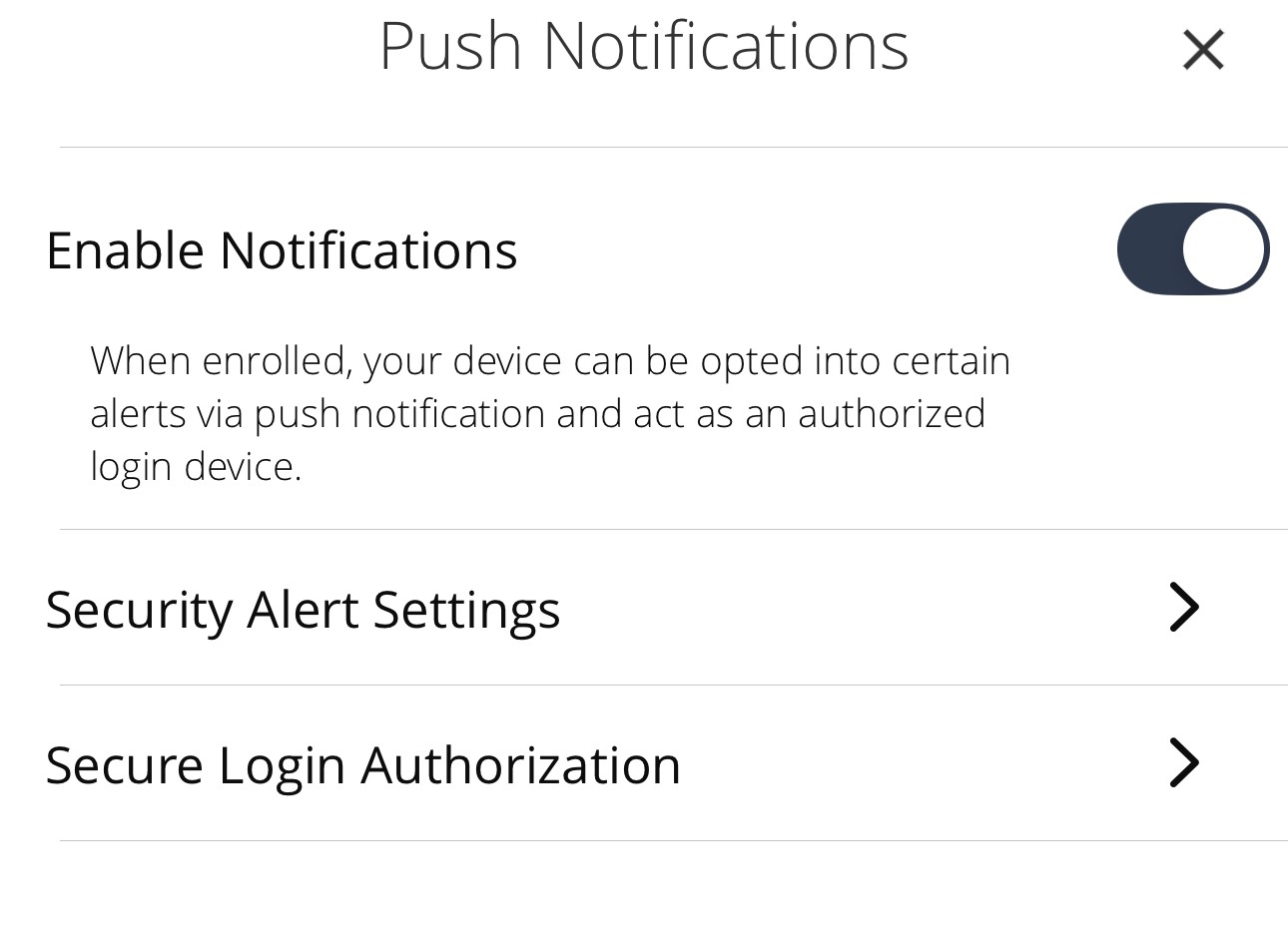 push notification push notification