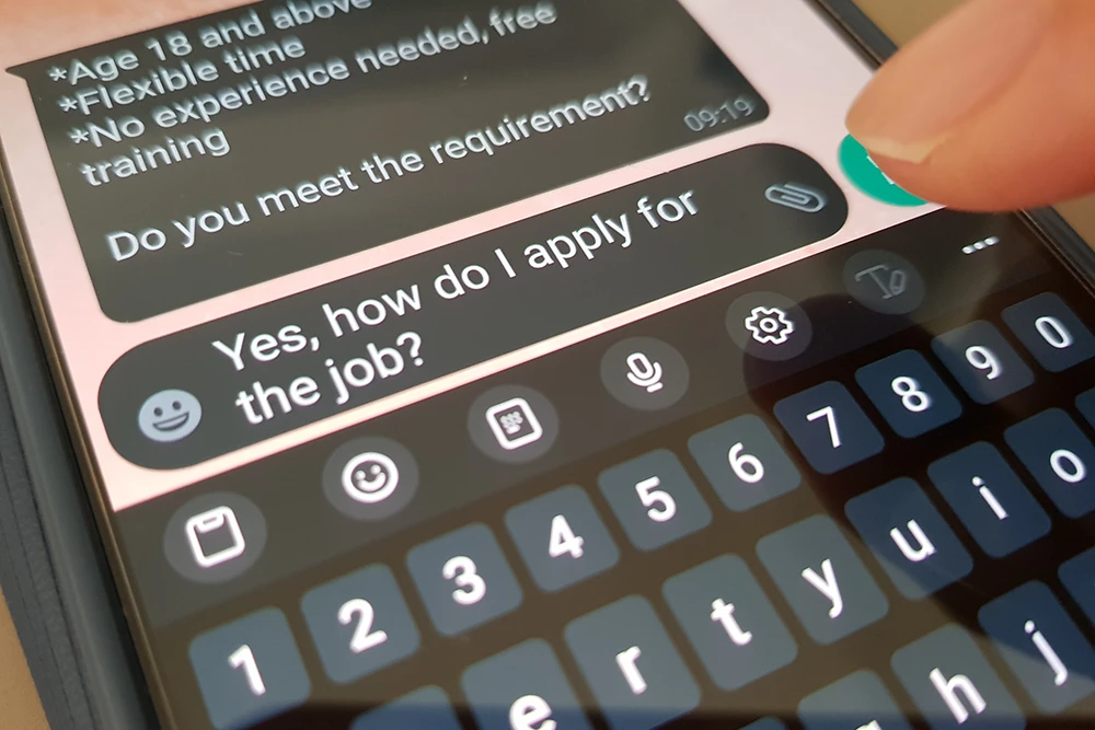 fraud scam recruitment